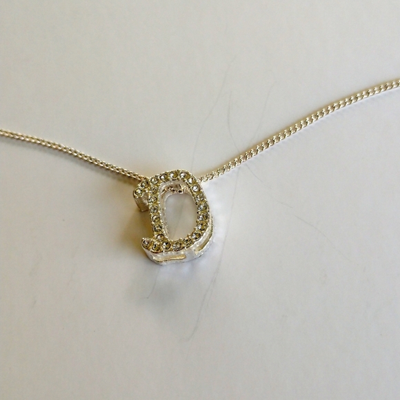 Necklace Initial D Silver Valentines Christmas Birthday Gift - Picture 4 of 12